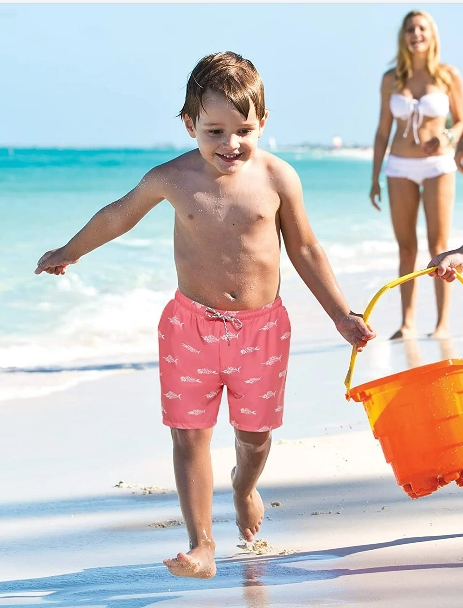 Boys Swim Trunks Toddler Kids-Quick Dry