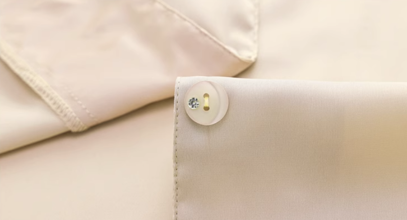 Spring/Autumn Viscose Silk-like Pajama Set