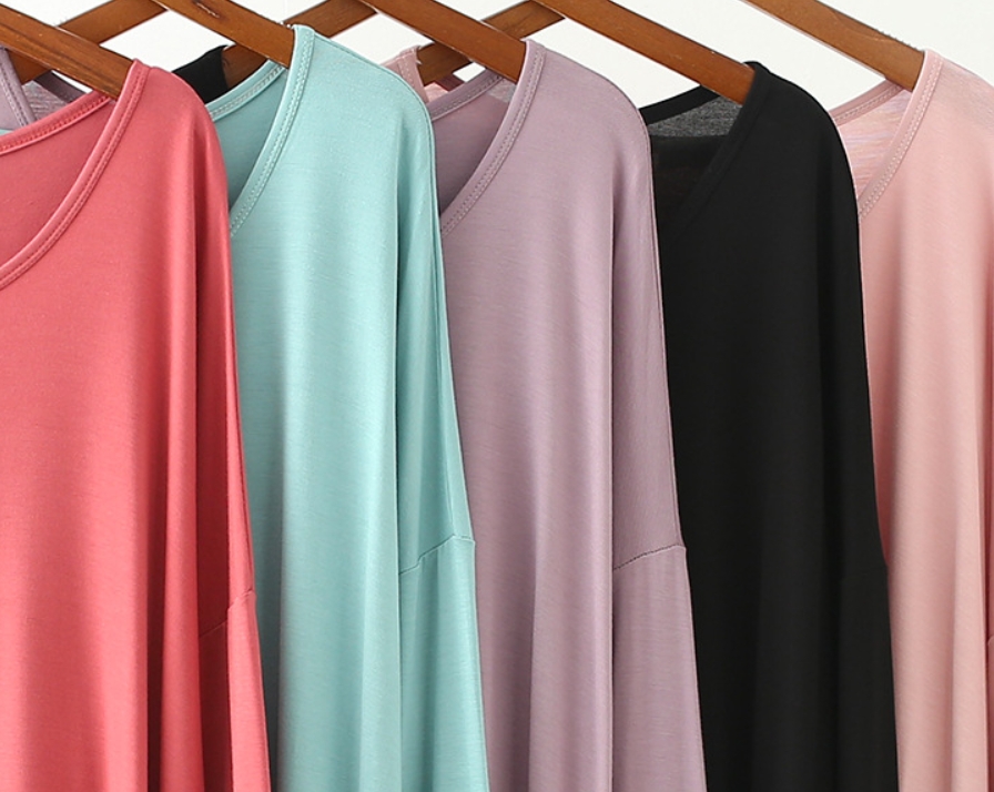 New Women's Loose Long - Sleeve Modal Nightdress