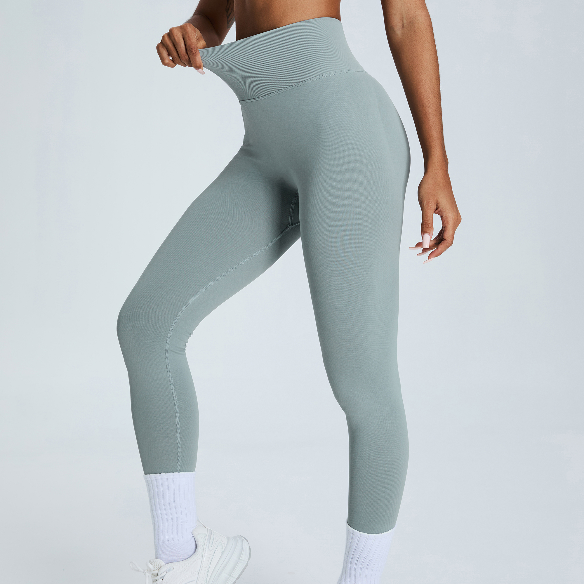 Smooth High Waist Full Length Yoga Leggings