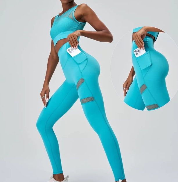 Women's Yoga Set-Seamless-yoga pants