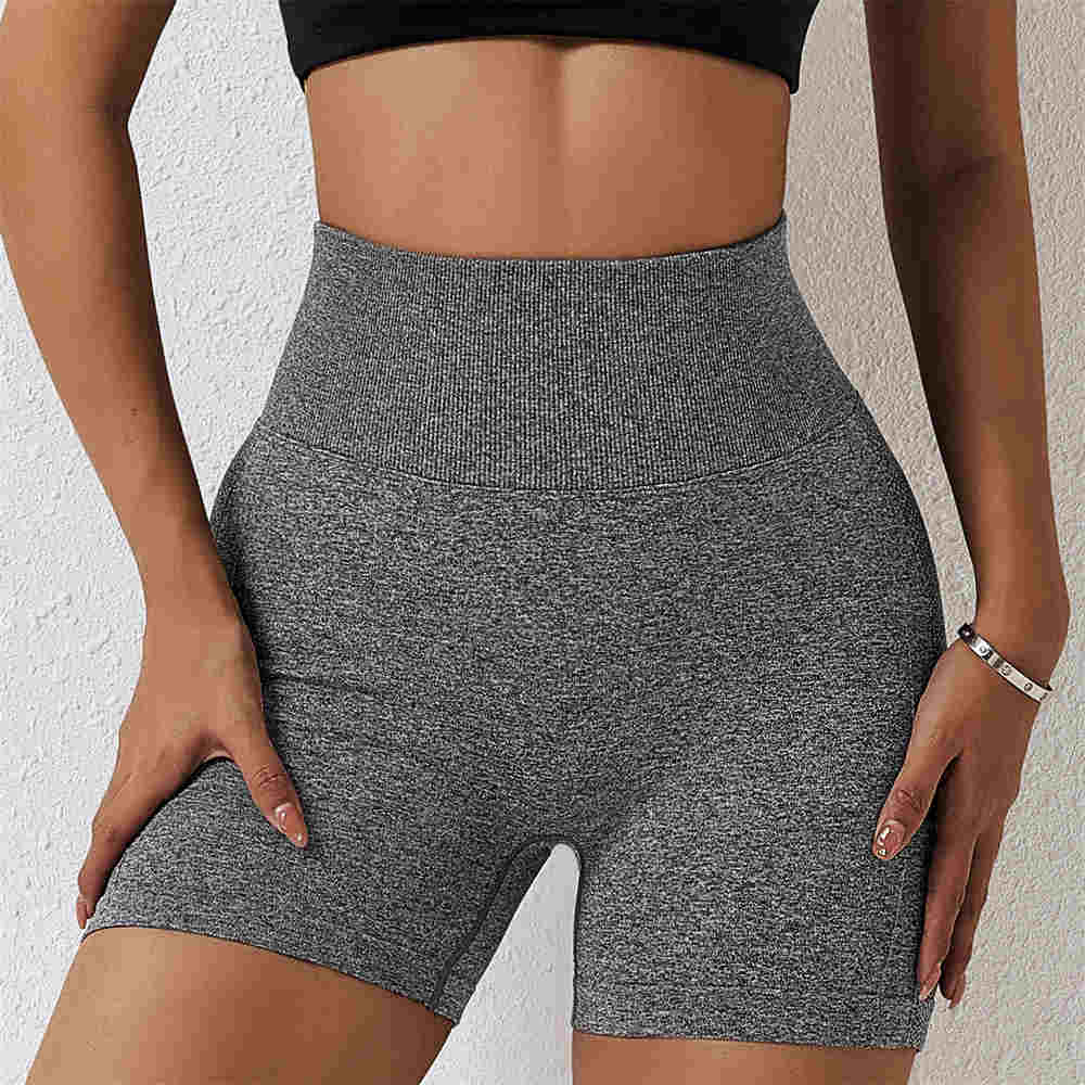 2024 New Arrival Butt Liftng High Waist Outdoor Gym Wear Quick Dry Tummy Control Seamless Comfortable Yoga Short
